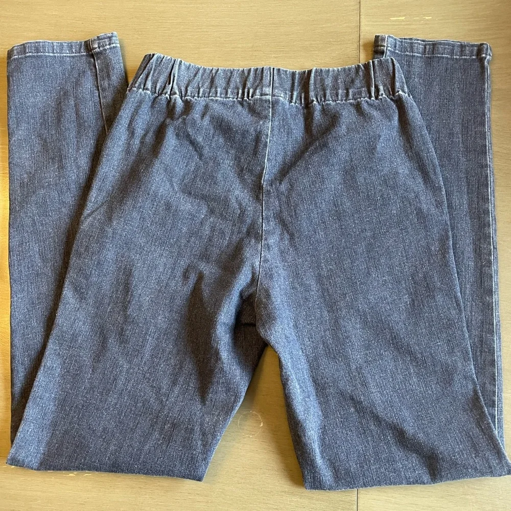 Soft Surroundings Pull Up High Rise Jeggings Size Small Blue